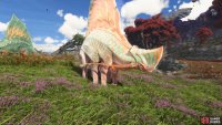 The Colossus’ weakspots are on either side, by its front legs.