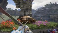 You can then jump up to the ledge with the sunflower plant.