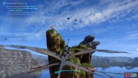Fly your Ikran to the top of the rock pillar to get the kite.