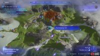 The location of the Warning Kite on the map.