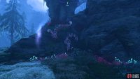 there is a cave to the northeast of the river