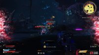 Move to the side when the acid comes towards you. 