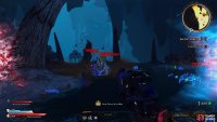 Keep your distance when the boss starts to burrow.