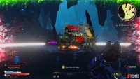 Jump over to the shockwave when the boss does a ground pound. 