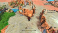 to find the fifth Poetry Page sitting on a wall behind the  Sunfang Oasis entrance.