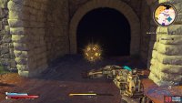 and you’ll find the first Lucky Dice sitting inside a tunnel in the center of the village. 