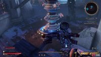 Shoot each part of the column until it doesn’t move anymore