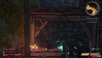 You’ll need to climb up the ledges here