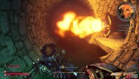 Navigate the sewer tunnel to get the Lucky Dice