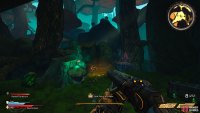to find the Lucky Dice sitting beside a tree stump. 
