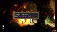 Place the two broken Dragon Tears on the pedestals to obtain the legendary Chrono Cross!