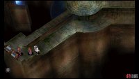 At the south-west corner, inspect the bottom chest to move the bridge towards you.