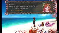 At the start of the game, choose the two options to make Leena happy.