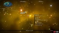 Follow the red quest icon to the system where the contact can be found inside a space station.