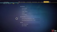 You won’t be able to manually save in the option menu, but you can load the last auto or manual save.