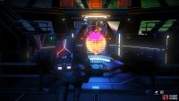 You’ll find the captain of the Freighter on the bridge inside.