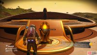Interact with the terminal atop the Holo-Terminus to begin the communication.