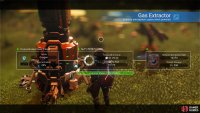 You can interact with an extractor to see the details of concentration / density of material, extraction type and rates.