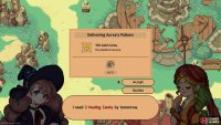 Accept a delivery side quest from Aurea