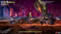 You can use Garoo to knock back the arm chunk being shot at you
