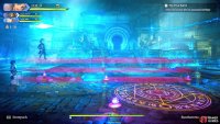 Getting behind the boss can help you escape from the ice shots
