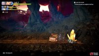 It will be at the dead end on the right after the forced battle