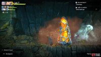 Fast-travel to Hellhound Lake and demolish the Earth Elementum Pillar towards the far east.