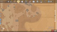 There is a large building shown on the map near the chests location.