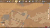 The chest is on the ground, not on top of the dome like it may appear on the map.