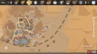 which is found north of Wandering Y Store.