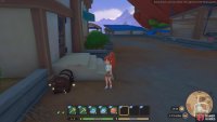 A chest can be found near the steps to the church’s backdoor.