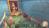 A chest can be found on the upper floor next to the large painting