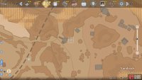 The ruins don’t appear as a building on the map.