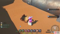 The chest is south of the Starship Ruins.
