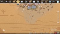 southwest of your workshop.
