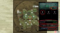 When you click an area for a hunt, this screen will appear. All the important information has been circled for your convenience. 