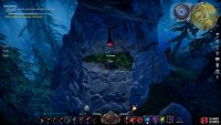 You can travel back to the Entrance of a Cavepassage after reaching the Exit, but you can’t reach the Exit in any other way, since it will be blocked by height restrictions or other immovable objects.