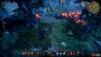 Simon will leap to where the Axe lands and deal AoE damage