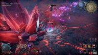 Around 20%, Styx will begin to throw all his attacks at you at once. You will most likely take significant damage during this phase.