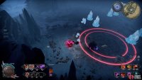 Ice Crash: Terroclaw will leap off-screen, and a red marker will appear shortly after.