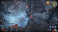 Ice Storm: The boss will place a circular marker on the floor, where a small storm of icy spikes will appear out of the ground.
