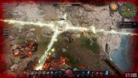 if you deplete his barrier, you will stun him and stop the attack.