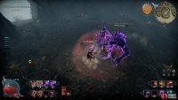Short Charge: Gorecrusher will close the distance with a short charge. Similar to a hop.