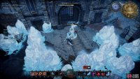 then use a weapon like a Sword or Greatsword to break him out of Ice Block.