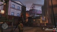The second Stone Eagle can be found sitting on the top of the furnace building.