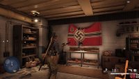 Inside you will find a cache of weapons and the SMG workbench.
