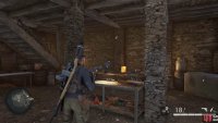 Drop through the hole and unlock the SMG goodies from Wolf Mountain’s workbench.