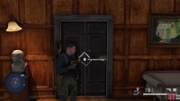 You can blow the door with a satchel or use a key if you have located it.