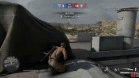 The enemy will constantly be scanning the deck of this boat for movement.