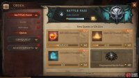 and Quests, which are more general objectives, like killing monsters and opening chests.
